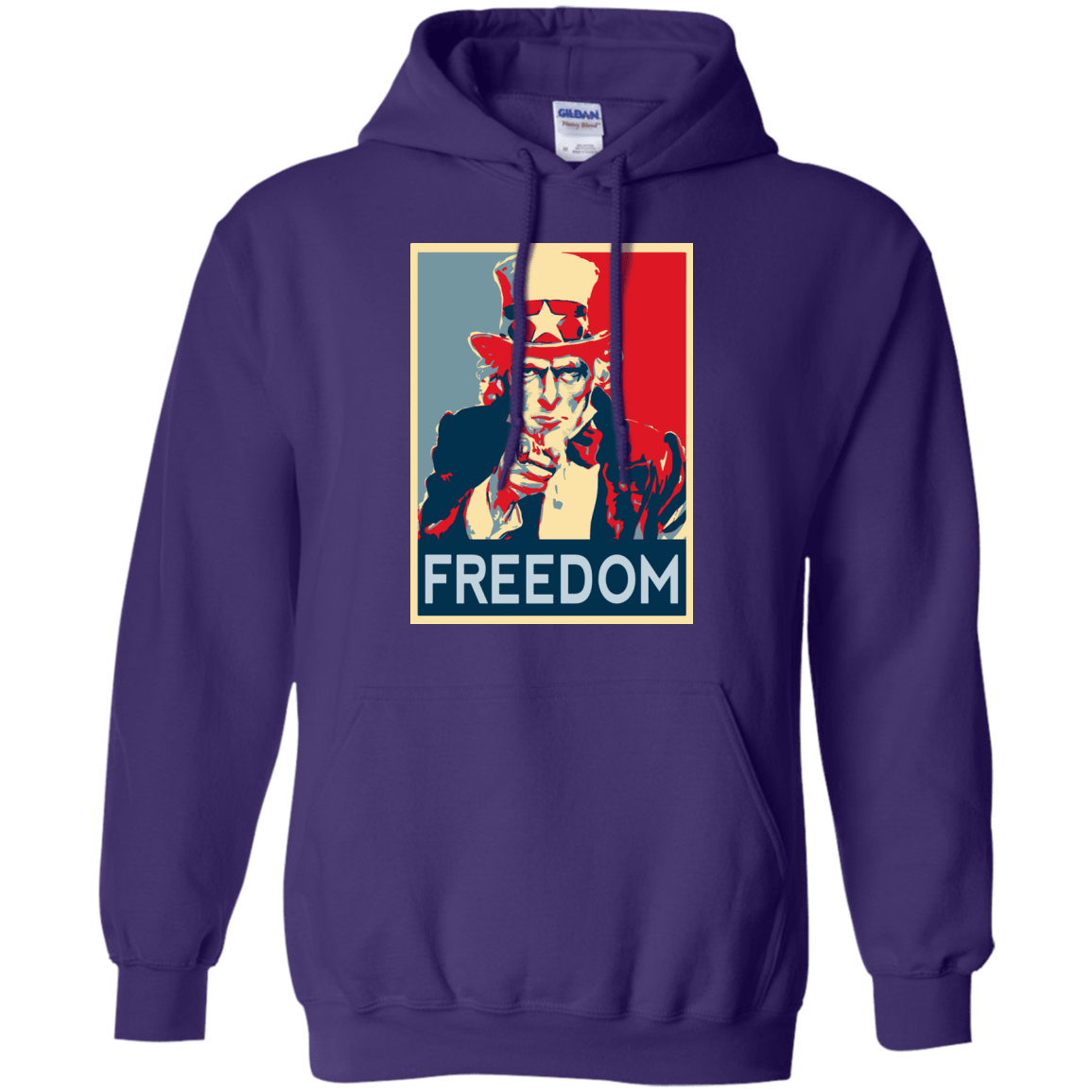 Sweatshirts Purple / S Freedom Pullover Hoodie