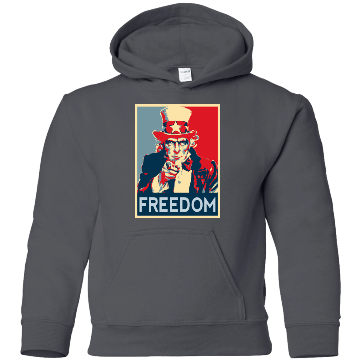 Sweatshirts Charcoal / YS Freedom Youth Hoodie