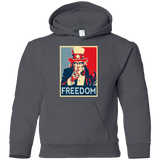 Sweatshirts Charcoal / YS Freedom Youth Hoodie