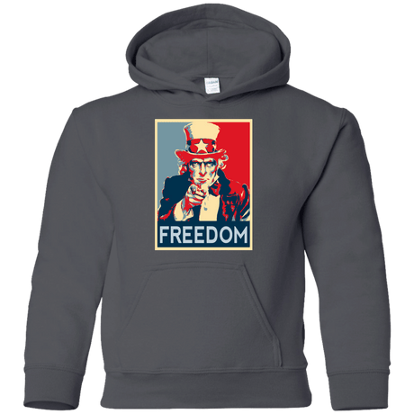 Sweatshirts Charcoal / YS Freedom Youth Hoodie