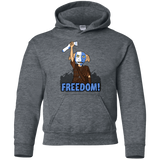 Sweatshirts Dark Heather / YS Freedom Youth Hoodie