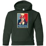 Sweatshirts Forest Green / YS Freedom Youth Hoodie