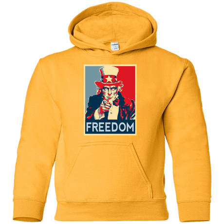 Sweatshirts Gold / YS Freedom Youth Hoodie