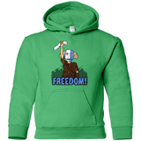Sweatshirts Irish Green / YS Freedom Youth Hoodie