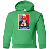 Sweatshirts Irish Green / YS Freedom Youth Hoodie