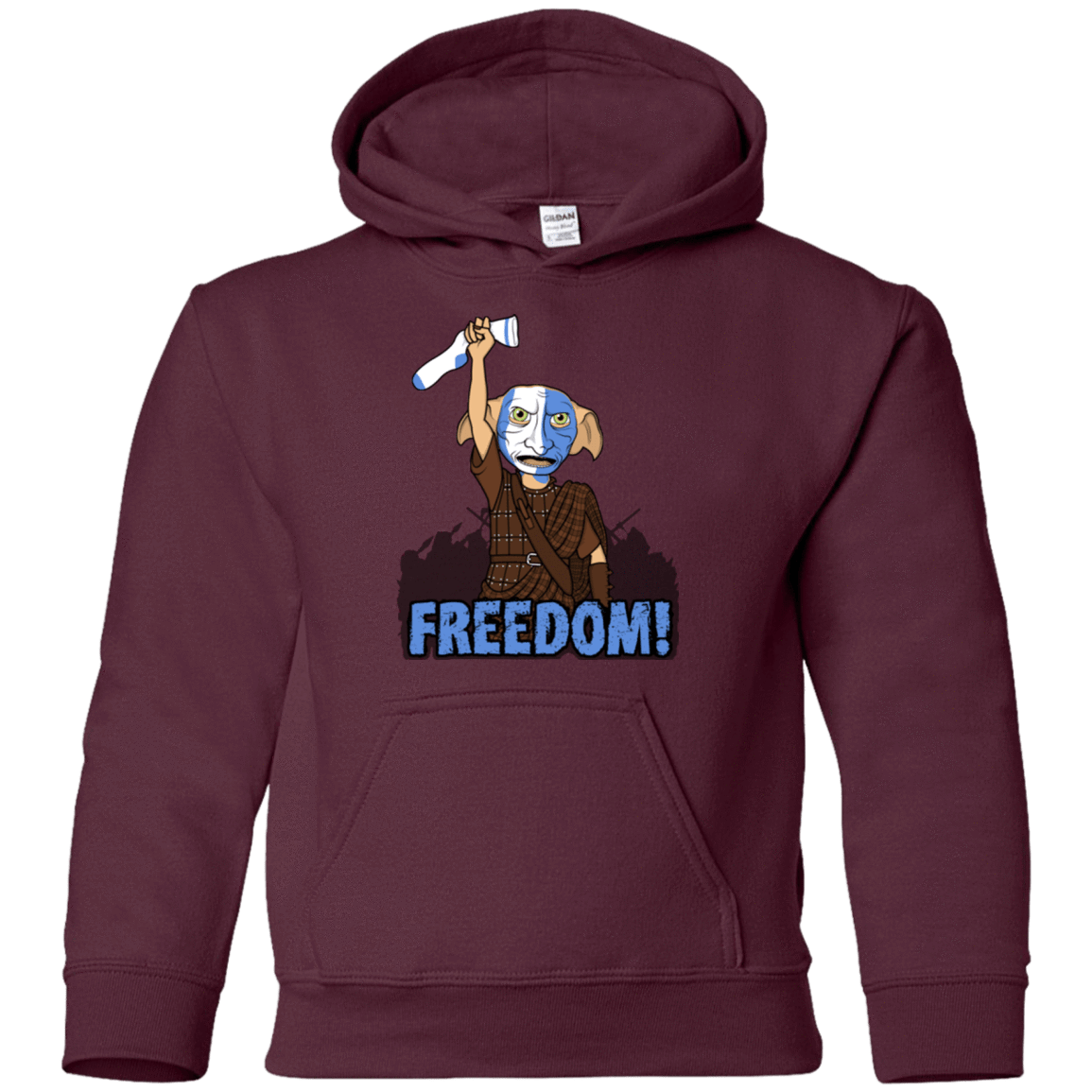 Sweatshirts Maroon / YS Freedom Youth Hoodie