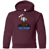 Sweatshirts Maroon / YS Freedom Youth Hoodie