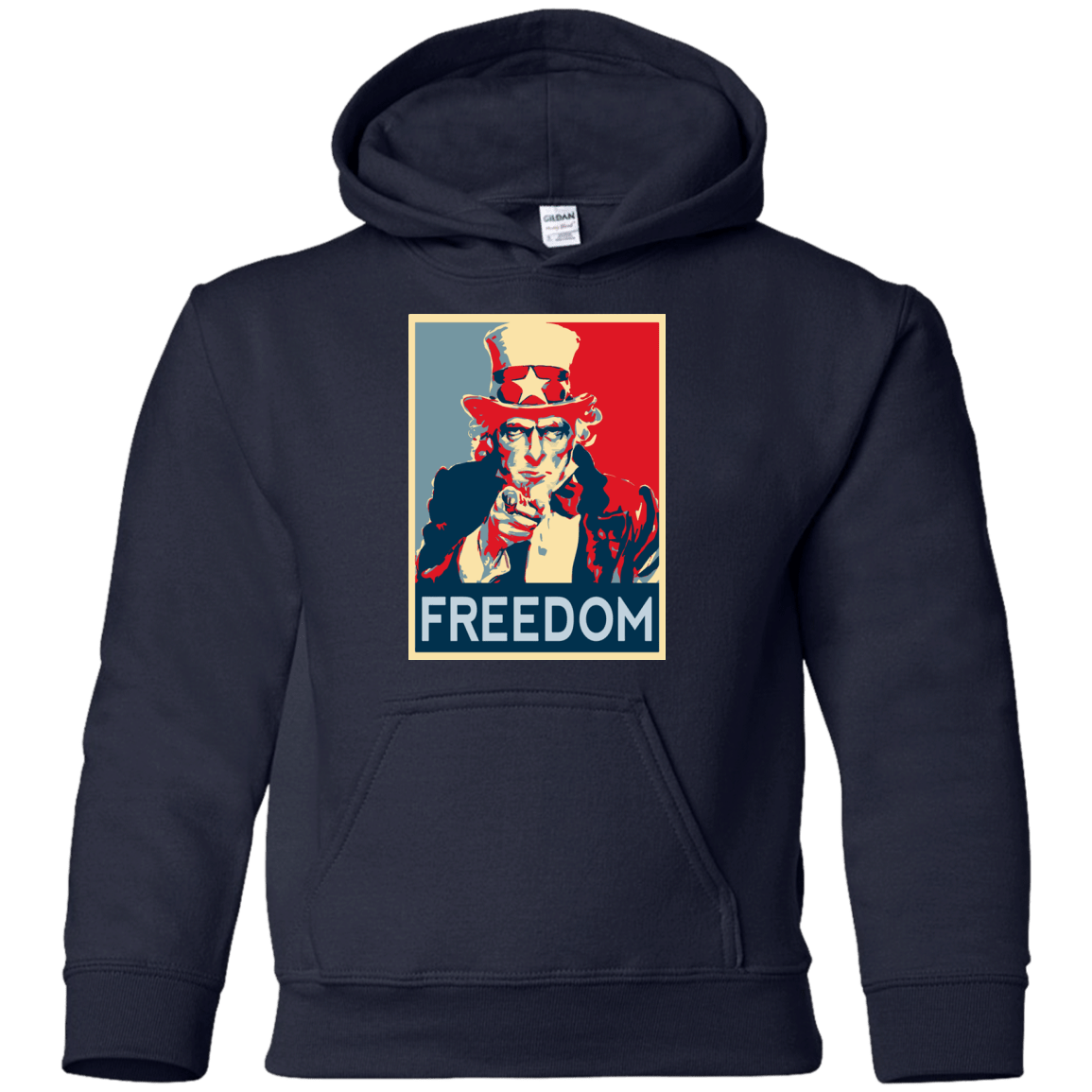 Sweatshirts Navy / YS Freedom Youth Hoodie