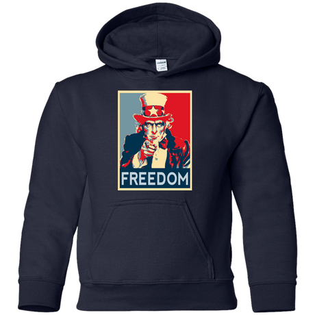 Sweatshirts Navy / YS Freedom Youth Hoodie