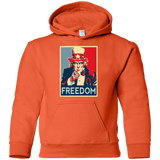 Sweatshirts Orange / YS Freedom Youth Hoodie
