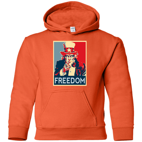 Sweatshirts Orange / YS Freedom Youth Hoodie