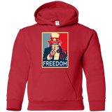 Sweatshirts Red / YS Freedom Youth Hoodie