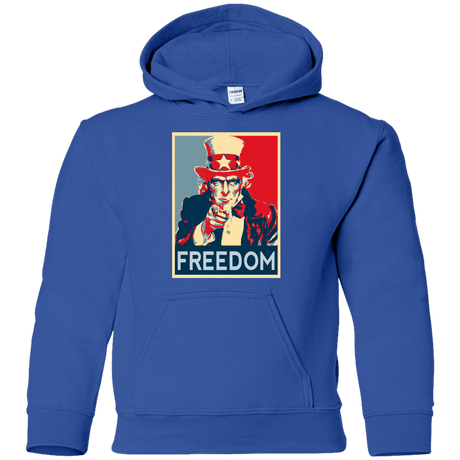 Sweatshirts Royal / YS Freedom Youth Hoodie