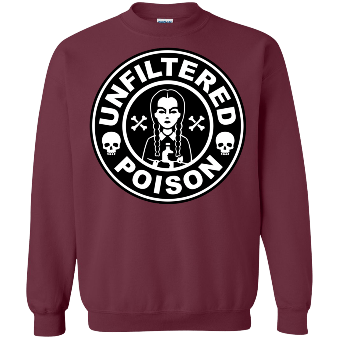 Sweatshirts Maroon / S Freshly Brewed Poison Crewneck Sweatshirt