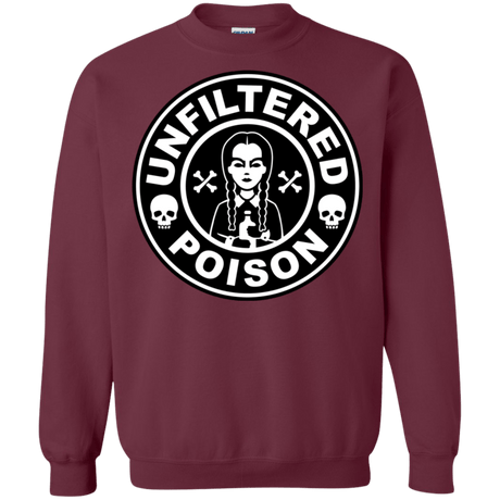 Sweatshirts Maroon / S Freshly Brewed Poison Crewneck Sweatshirt