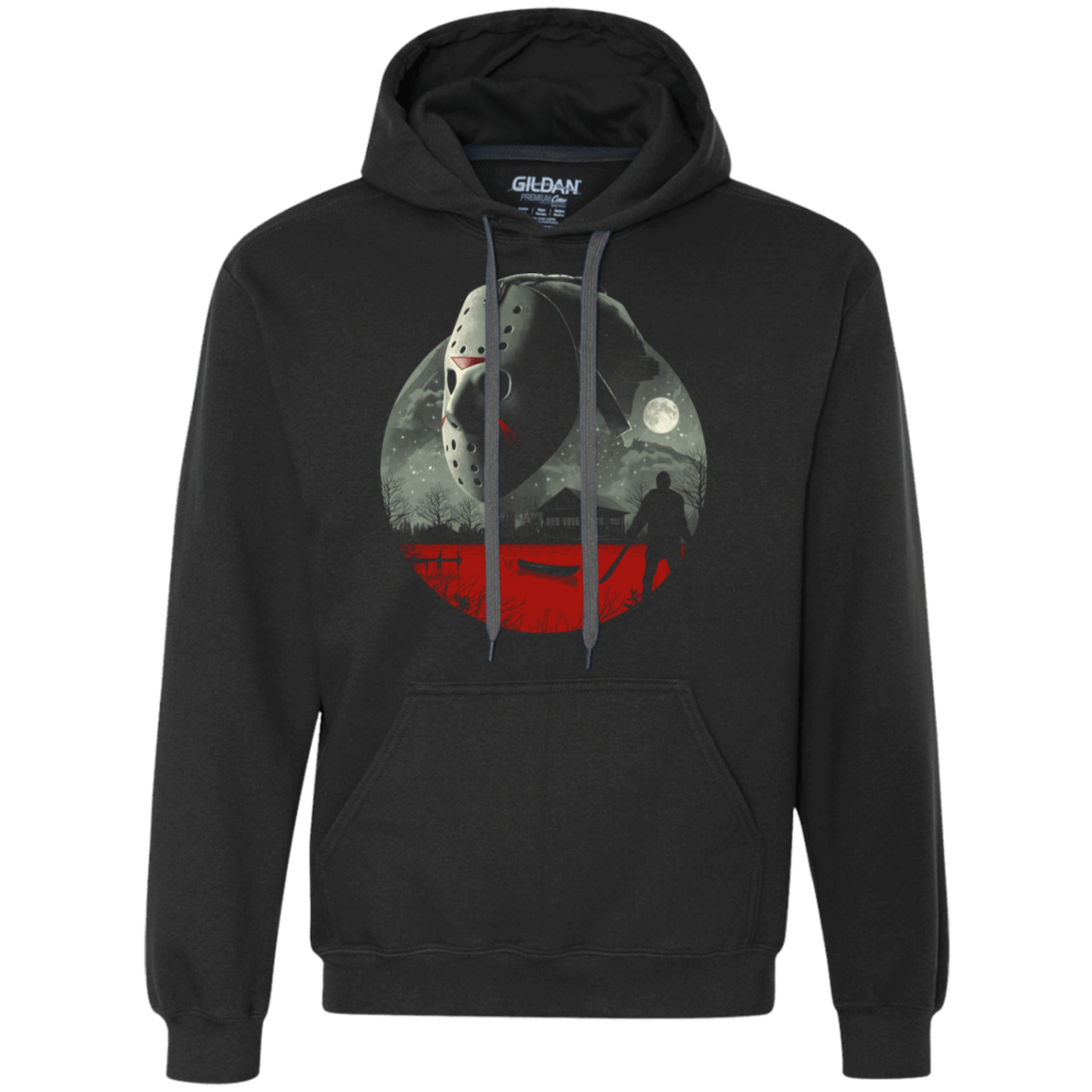 Sweatshirts Black / S Friday in Camp Blood Premium Fleece Hoodie