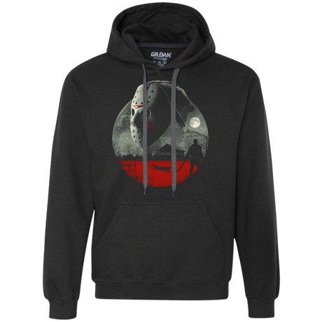 Sweatshirts Black / S Friday in Camp Blood Premium Fleece Hoodie