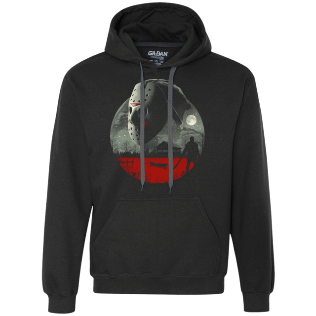 Sweatshirts Black / S Friday in Camp Blood Premium Fleece Hoodie