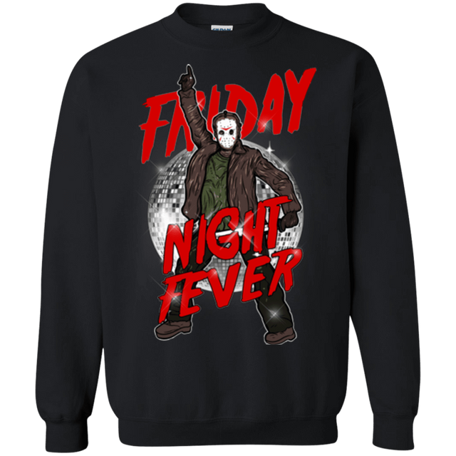 Sweatshirts Black / Small Friday Night Fever Crewneck Sweatshirt