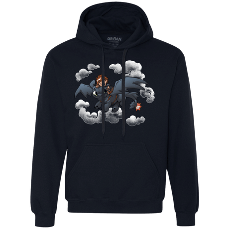 Sweatshirts Navy / Small Friendly Flight Premium Fleece Hoodie