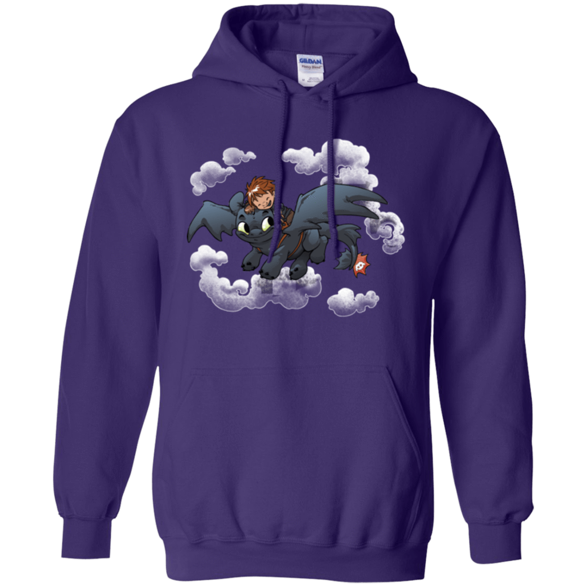 Sweatshirts Purple / Small Friendly Flight Pullover Hoodie