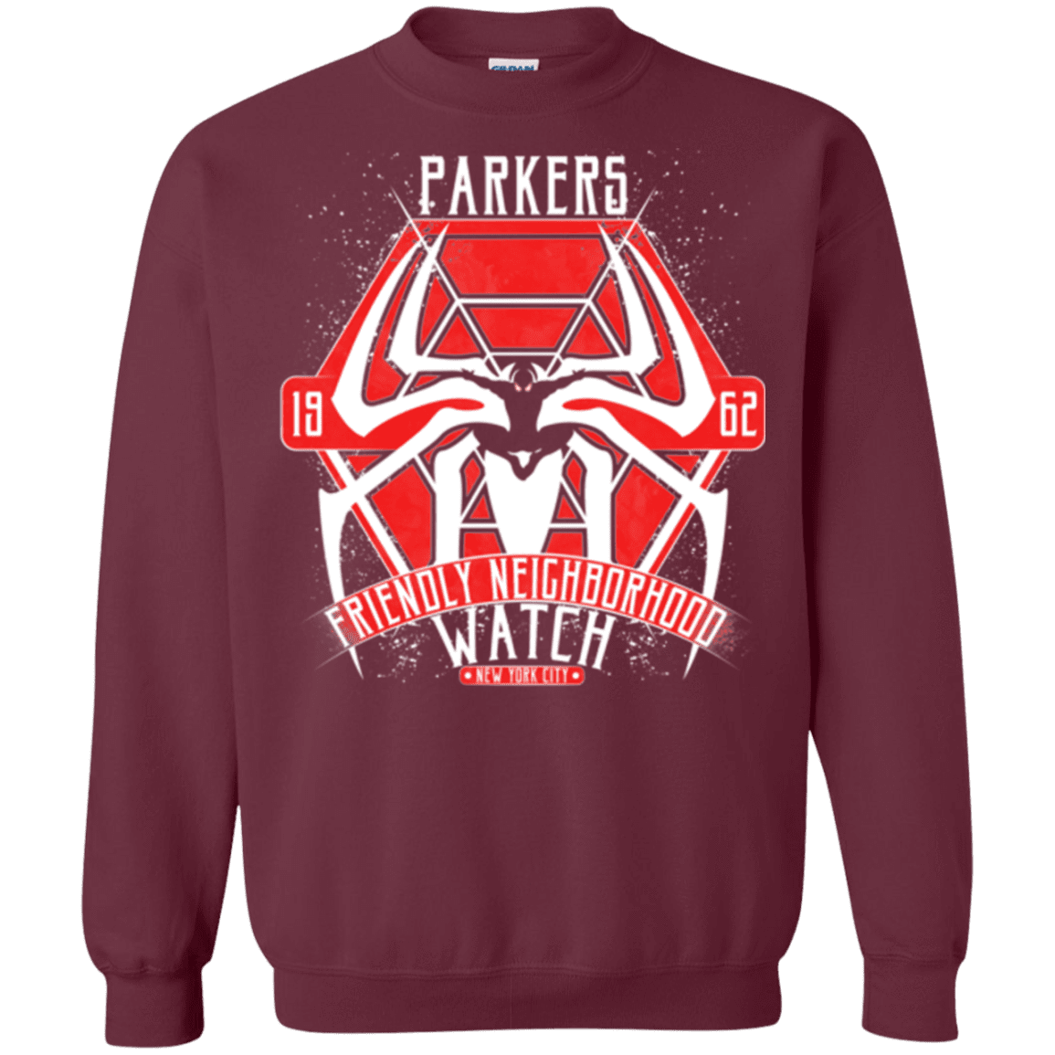 Sweatshirts Maroon / Small Friendly Neighborhood Watch Crewneck Sweatshirt