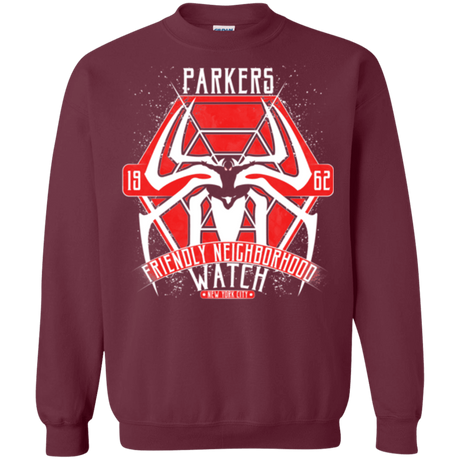 Sweatshirts Maroon / Small Friendly Neighborhood Watch Crewneck Sweatshirt