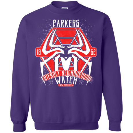 Sweatshirts Purple / Small Friendly Neighborhood Watch Crewneck Sweatshirt