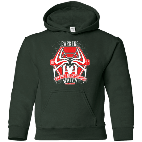 Sweatshirts Forest Green / YS Friendly Neighborhood Watch Youth Hoodie