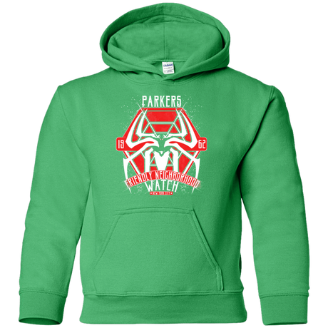 Sweatshirts Irish Green / YS Friendly Neighborhood Watch Youth Hoodie