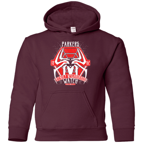 Sweatshirts Maroon / YS Friendly Neighborhood Watch Youth Hoodie