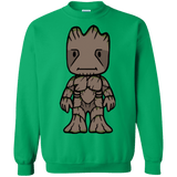 Sweatshirts Irish Green / Small Friendly Tree Crewneck Sweatshirt