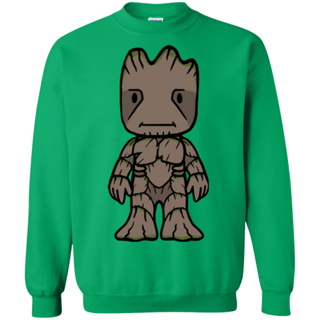 Sweatshirts Irish Green / Small Friendly Tree Crewneck Sweatshirt
