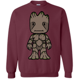 Sweatshirts Maroon / Small Friendly Tree Crewneck Sweatshirt