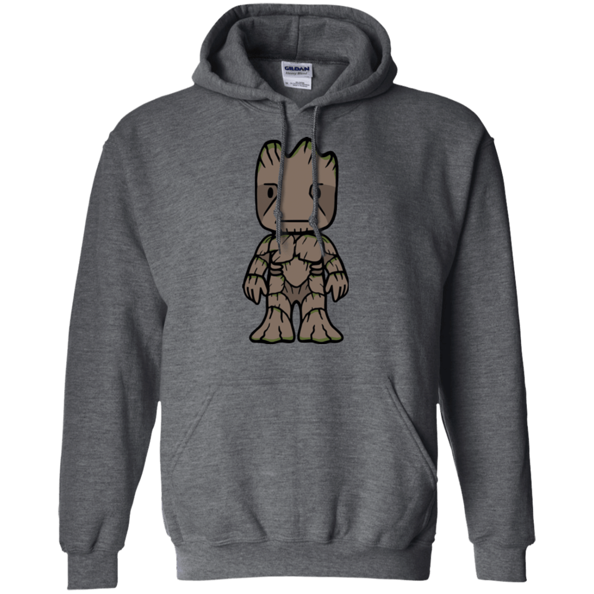 Sweatshirts Dark Heather / Small Friendly Tree Pullover Hoodie