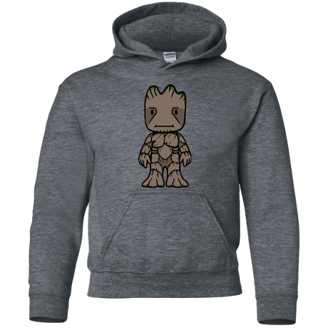 Sweatshirts Dark Heather / YS Friendly Tree Youth Hoodie