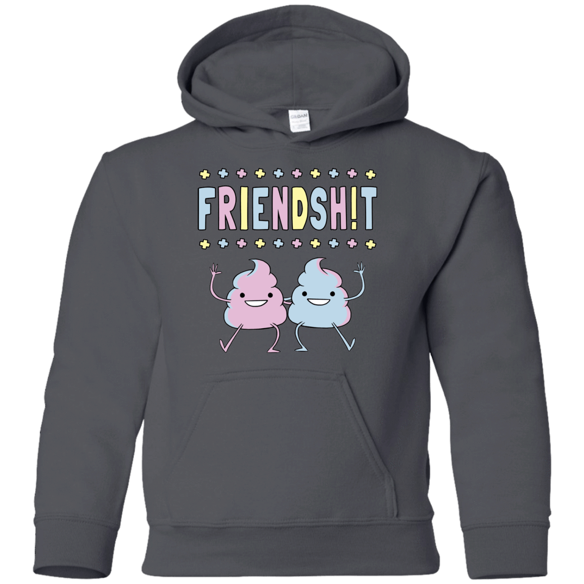Sweatshirts Charcoal / YS Friendsh!t Youth Hoodie