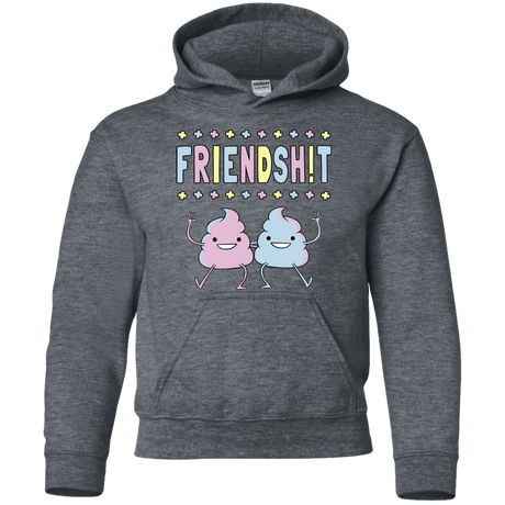 Sweatshirts Dark Heather / YS Friendsh!t Youth Hoodie