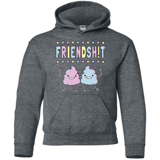 Sweatshirts Dark Heather / YS Friendsh!t Youth Hoodie