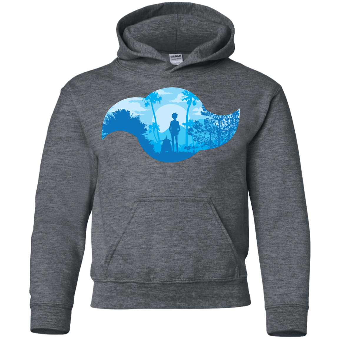 Sweatshirts Dark Heather / YS Friendship Youth Hoodie