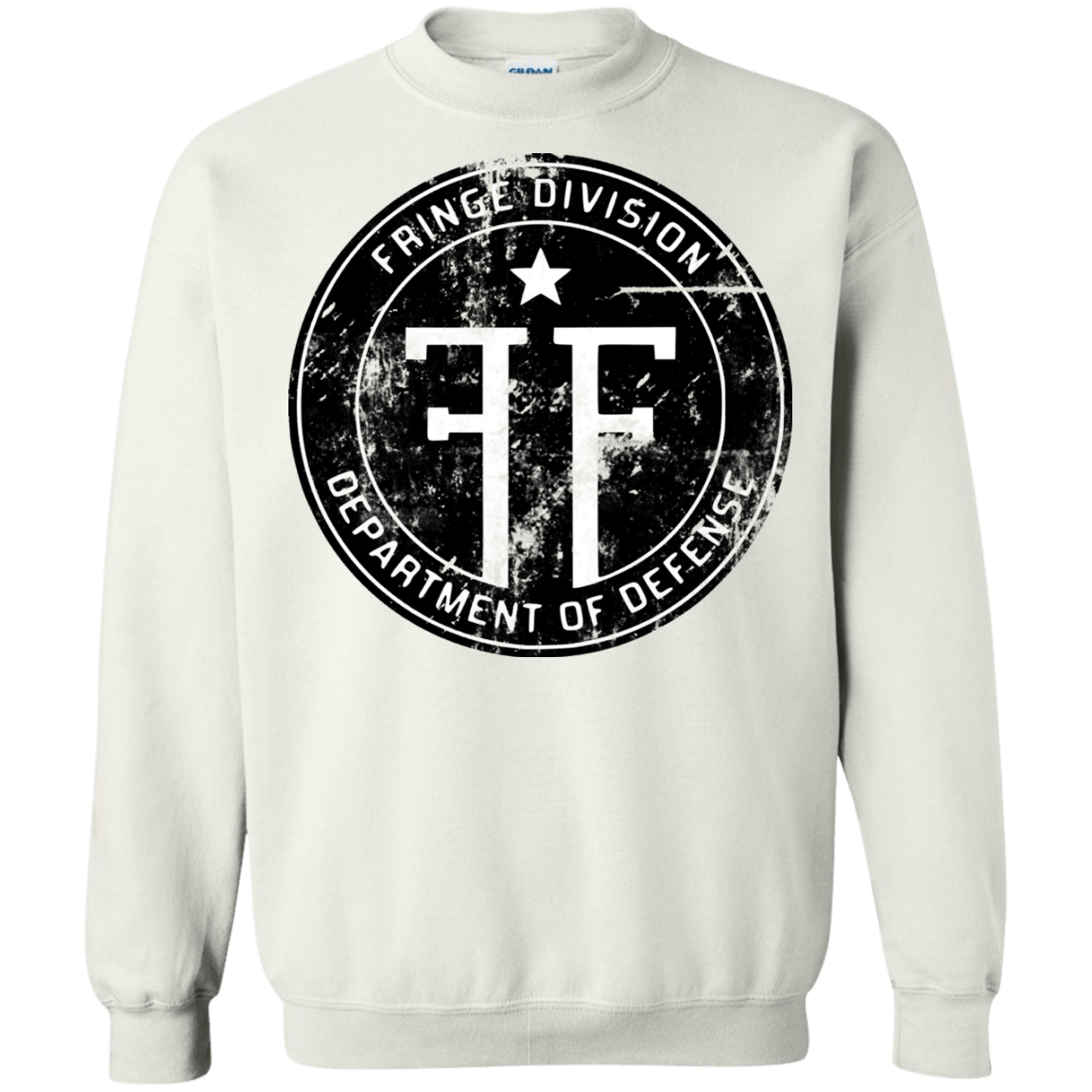 Sweatshirts White / Small Fringe Logo Vintage Crewneck Sweatshirt