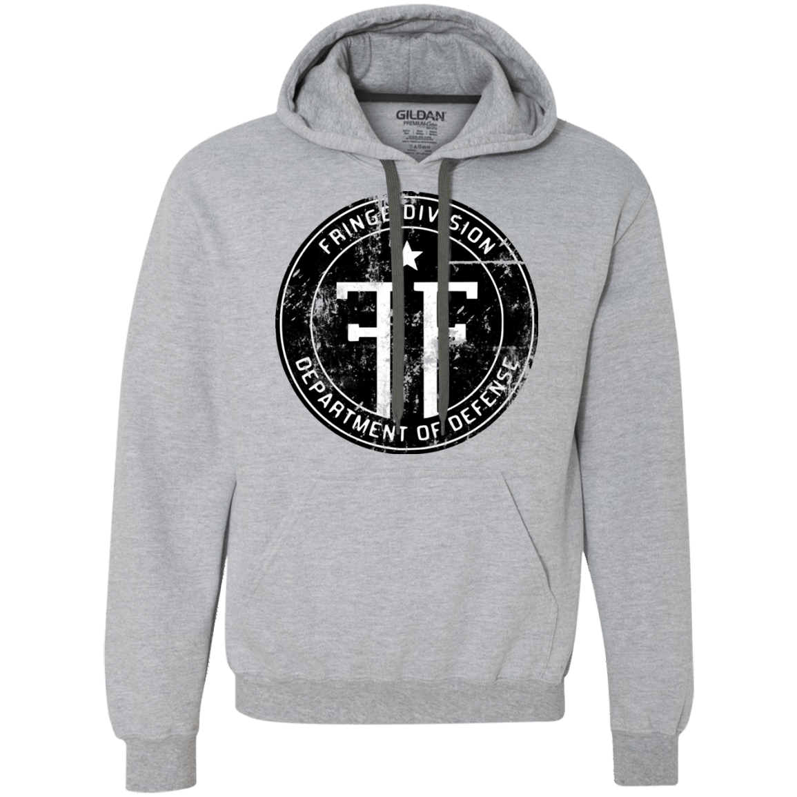 Sweatshirts Sport Grey / Small Fringe Logo Vintage Premium Fleece Hoodie