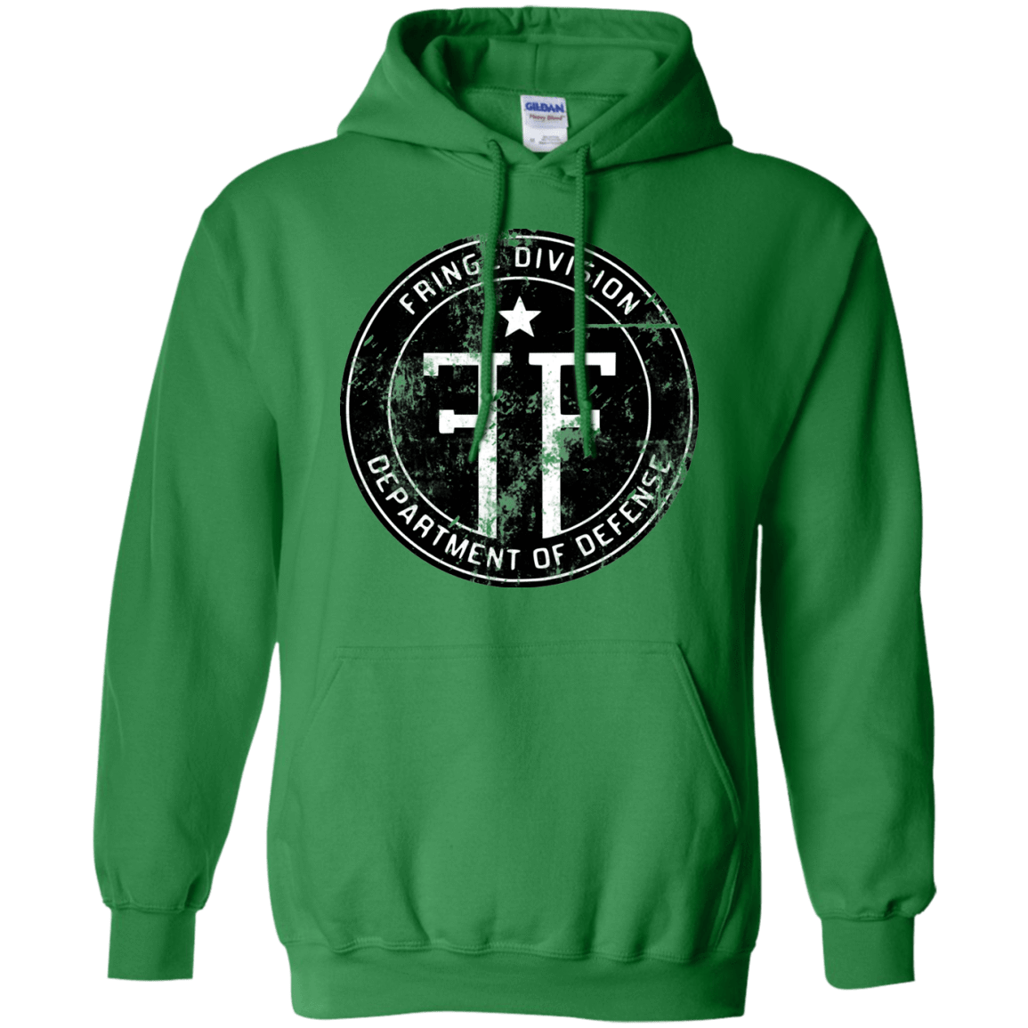 Sweatshirts Irish Green / Small Fringe Logo Vintage Pullover Hoodie