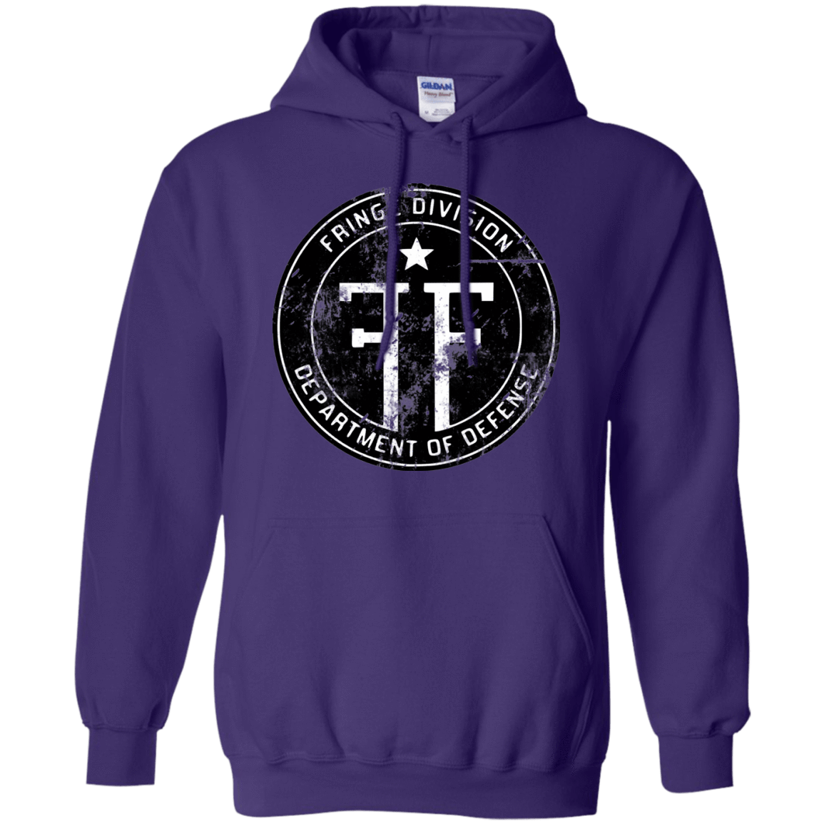 Sweatshirts Purple / Small Fringe Logo Vintage Pullover Hoodie