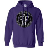 Sweatshirts Purple / Small Fringe Logo Vintage Pullover Hoodie