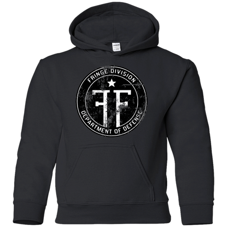 Sweatshirts Black / YS Fringe Logo Vintage Youth Hoodie