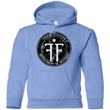 Sweatshirts Carolina Blue / YS Fringe Logo Vintage Youth Hoodie