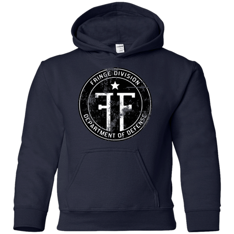 Sweatshirts Navy / YS Fringe Logo Vintage Youth Hoodie