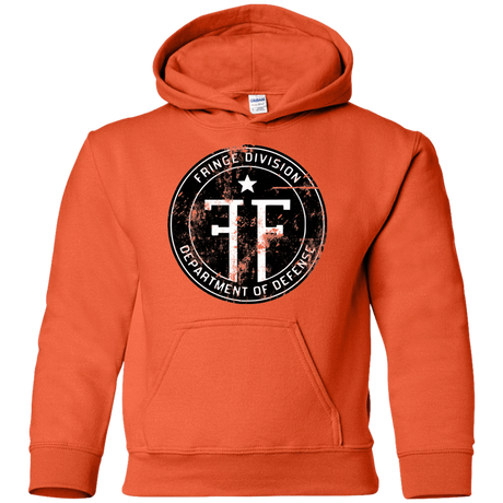 Sweatshirts Orange / YS Fringe Logo Vintage Youth Hoodie