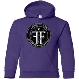 Sweatshirts Purple / YS Fringe Logo Vintage Youth Hoodie